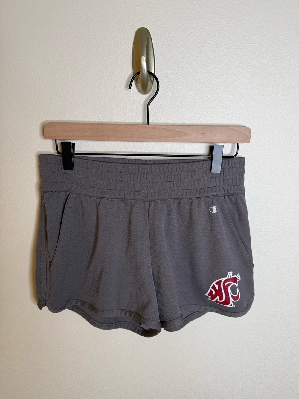 Champion Washington State Cougars NCAA Gray Athletic Shorts Size M